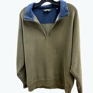 Orvis Men's Olive Green Quarter Zip